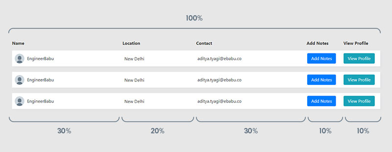 Controlling Column Width