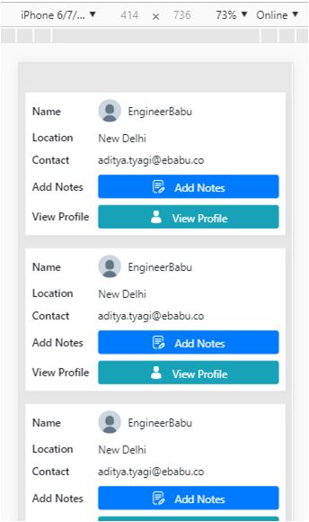 Responsive Data Tables